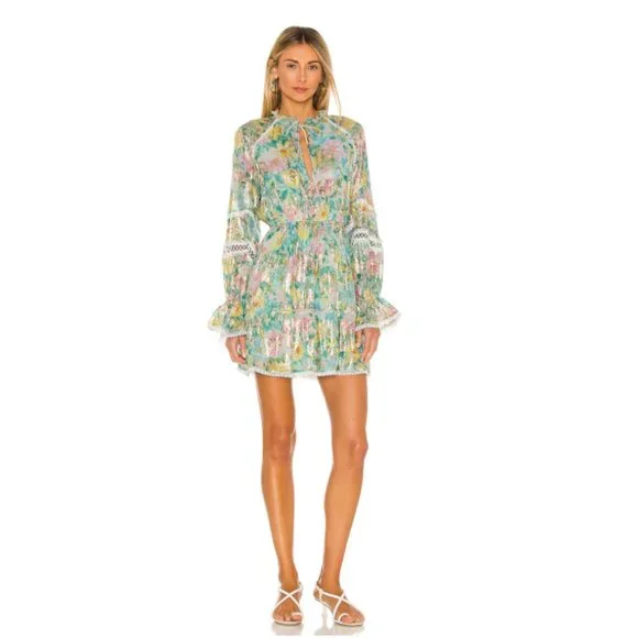 HEMANT & NANDITA | Dresses | Hemant And Nandita Azalea Mini Dress Green S |  Poshmark